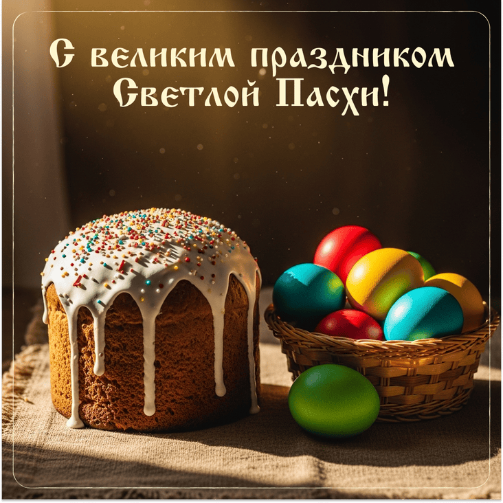 Кулич и доброе слово