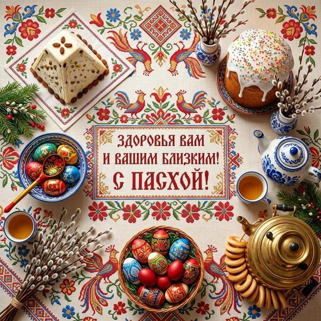 Открытка для родных